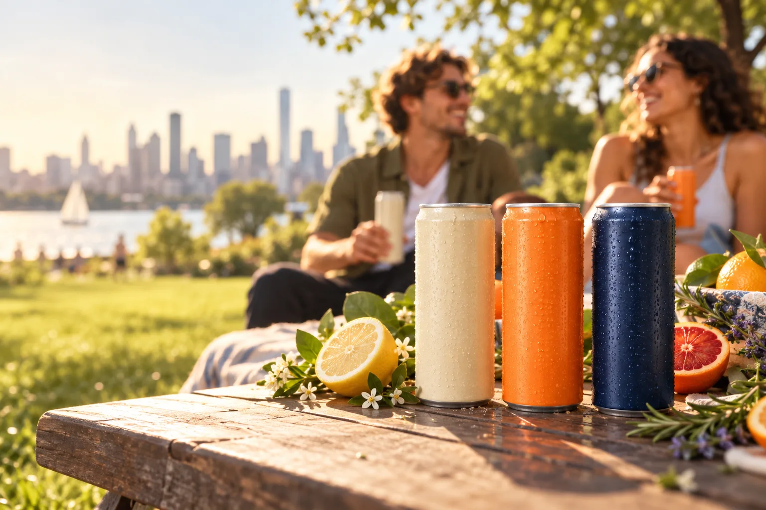 Good Current concept beverage campaign scene